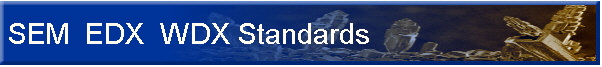 SEM  EDX  WDX Standards